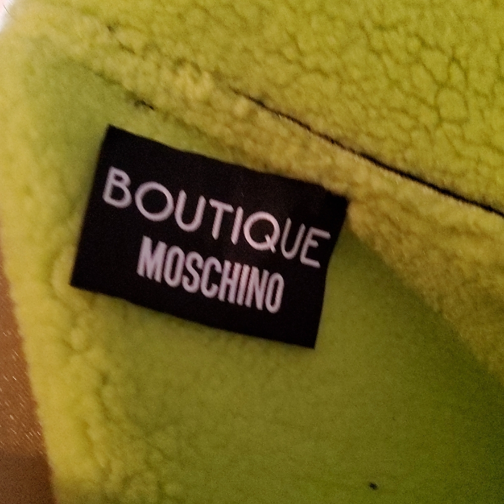 Moschino,Chic Black and Neon Yellow Jacket - Picture 6 of 6